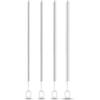 Heavy-Duty Straw Cleaner Brush Set – 4pcs, Full Coverage Bristles, Ergonomic Grip Handle