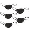 1/2/3/5pcs Pirate Eye Patch Eye Covers For Sleeping Adjustable Eye Patch Black Eye Patch Eye Patch For Strabismus