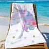 Cute Unicorn Towel Quick Drying Beach Towels Are Suitable For Swimming Pools Camping Yoga And The Gym