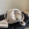 Crossbody bag women's versatile solid color simple fashion shell bag 2025 new trendy cool Korean version large-capacity shoulder bag
