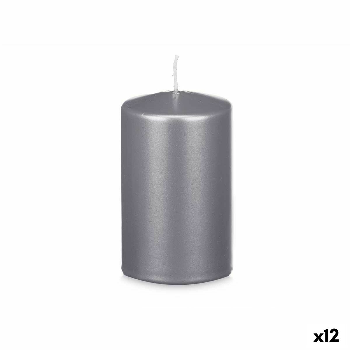 

Серебряная Свеча 9 х 15 х 9 см (12 единиц) TU прозрачный