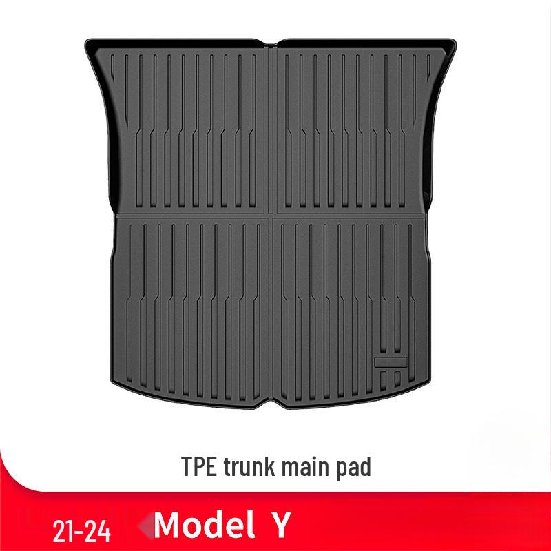 Custom TPE Trunk Mat for Tesla Model Y/3 - Front & Rear Cargo Protection