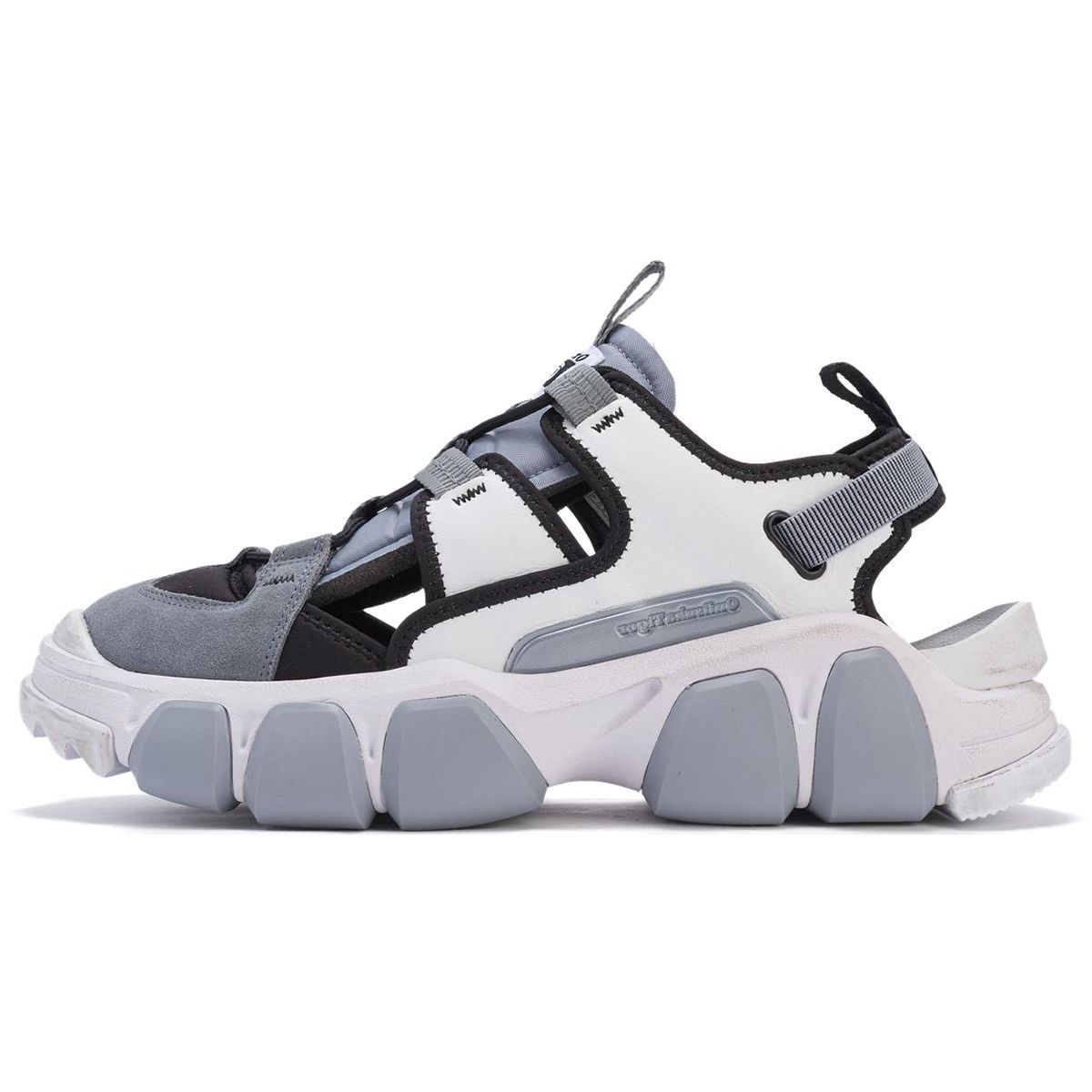 

ONITSUKA TIGER Dentigre Cage Comfortable Versatile Beach Sandals Unisex Sandals Gray White 1183B260-100 40