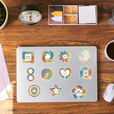 30 ks uklidňujících texturovaných samolepek pro úlevu od úzkosti, smyslové fidgety pro dospělé, dospívající a děti, uklidňující hmatové samolepky, samolepicí, školní potřeby