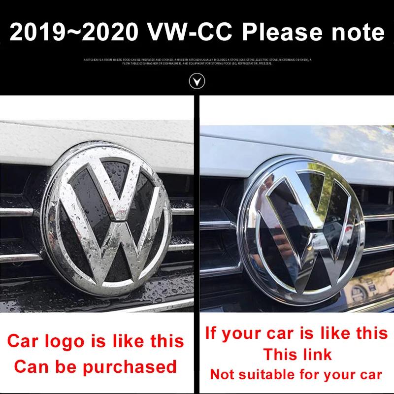 BRK1 Car Logo Front Grille Rear Trunk Decoration Sticker Accessories For Volkswagen VW GTI Golf 6 7 8 Polo VW CC PasValve Stems Caps