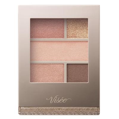 Visee Double Mood Eyes Coral Mood Pink OR-4 4.8g Sombra de Olhos, Coral, Laranja,