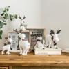 Resin Deer Small Ornaments Children'S Room Desktop Cute Decorations Cake Shop Partition Personalised Ornaments Ins Creative