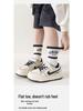 Yi Huo Kids' Spring & Autumn Combed Cotton Socks - Breathable, Sweat-Absorbing, Warm Socks for Boys and Girls.