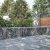 VidaXL Gabion Basket with Lid 300x50x50 Cm Galvanized Iron, Gabion Wall, Gabion Retaining Wall, Fence In 3295134