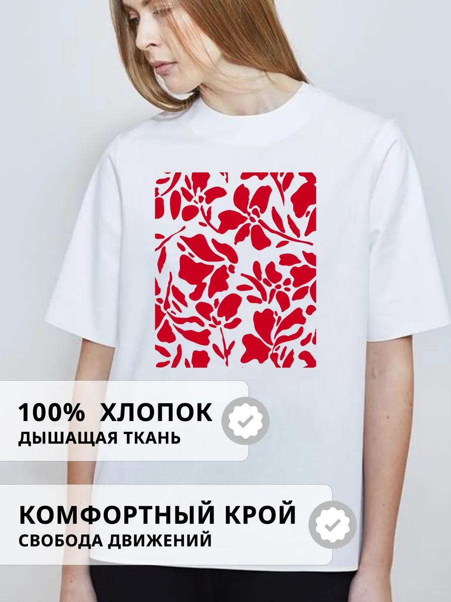 Dressy T-shirt with floral print S
