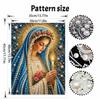 DIY 3D Pearl Diamond Painting Art Set Virgin Mary Holding Candle Home Decor Art Set Wall Art