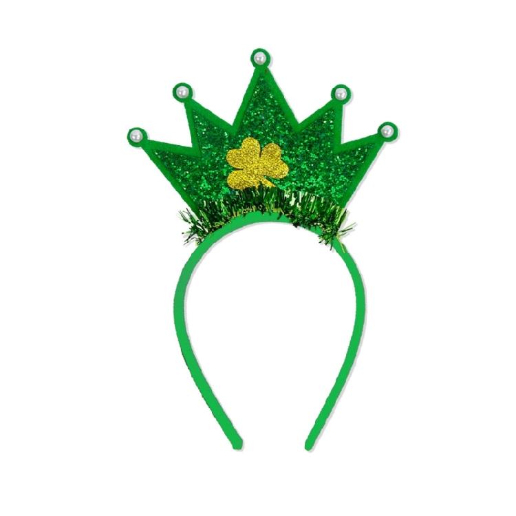 Irish Shamrock Headband Multiple Type Saint Patricks Day Headband for Adult