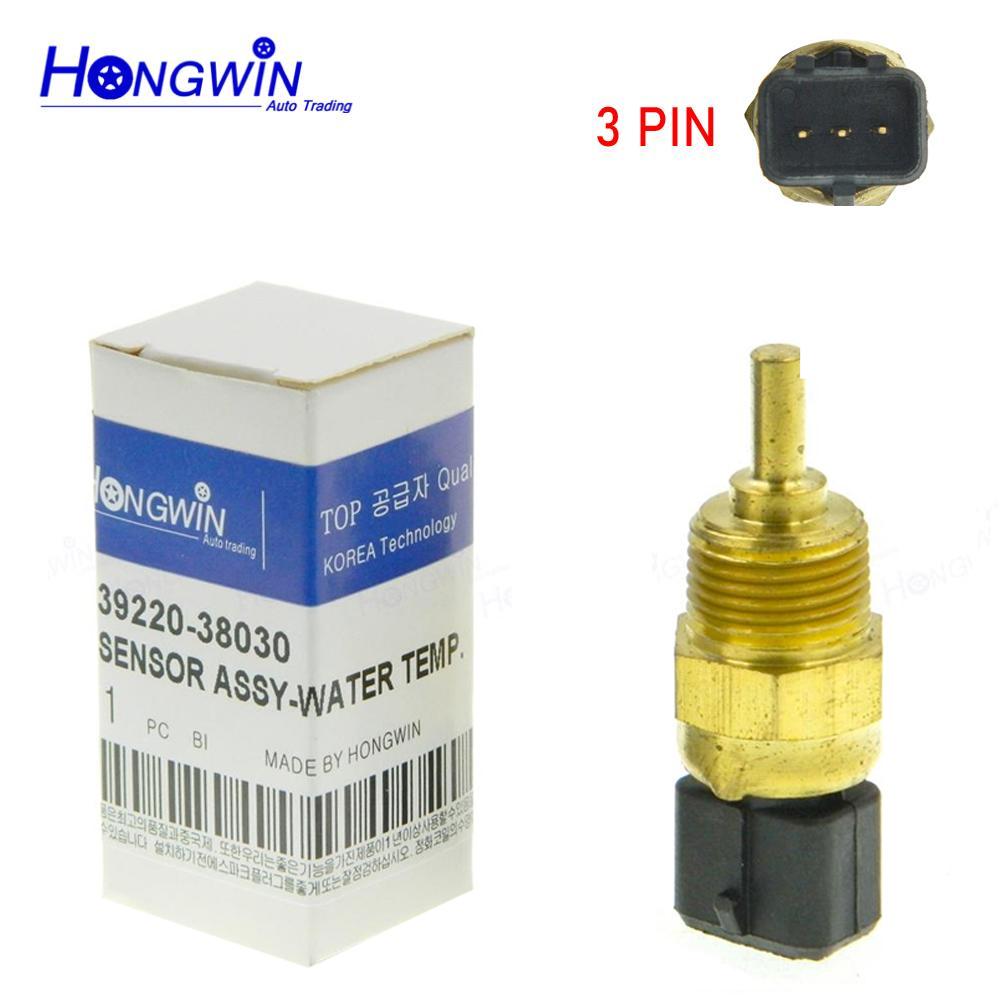 Water Coolant Temperature Sensor Connector For Hyundai Accent Veloster KIA Motor G70 2000-2015 39220-38030 3922038030 3922038020 Sensor X1