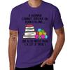 A Woman Cannot Survive On Books Alone She Also Needs Yarn T-Shirt anime animal prinfor boys heavy weight t shirts for men