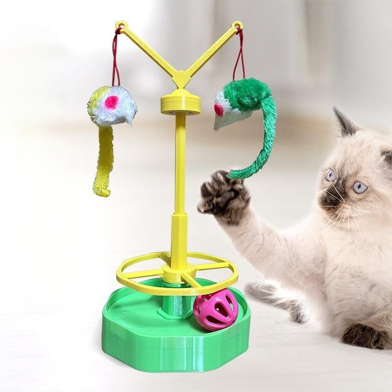 Cat Toys, Mouse Cat Teaser Sticks, Bell Balls, Cat Turntables, Track Balls, Cat Teaser Gadgets, Cat Toys, Self-entertaining Cat Teaser Balls
