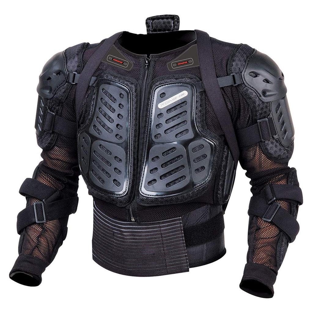 Komine Motorcycle Safety Jacket Mesh Material , Black, XL, SK-674 733,
