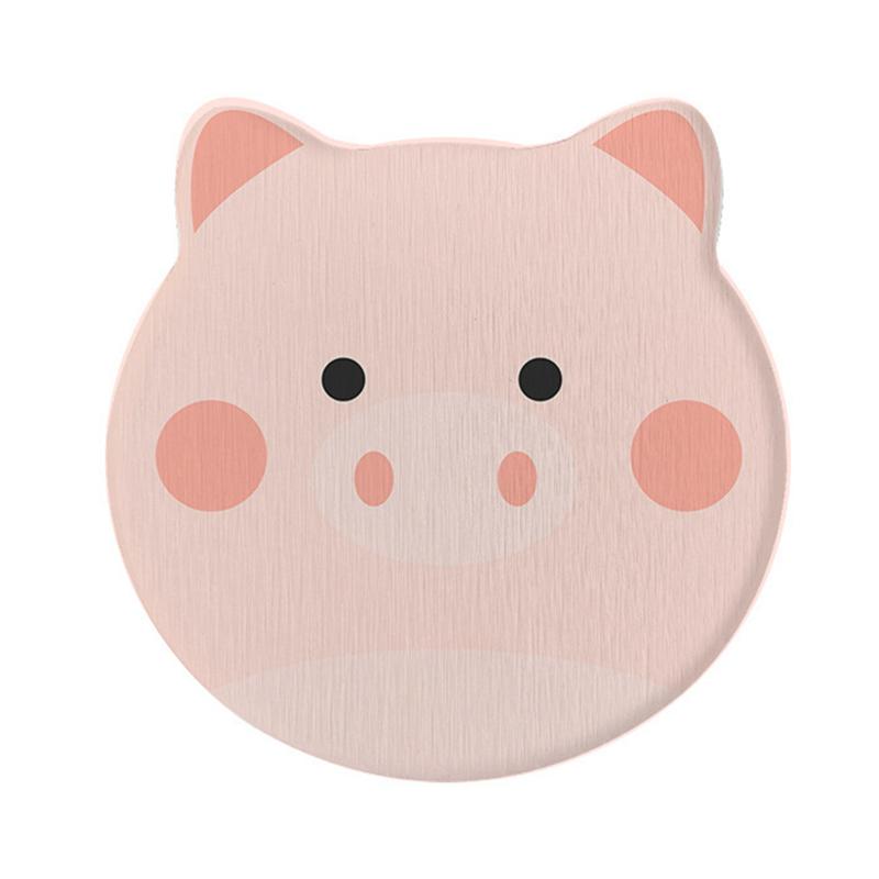 Niedlicher Tier Untersetzer Diatomit Rund Wasser Tassenmatte Wärmeisolierend Rutschfest Küche Wasserabsorbierende Matte