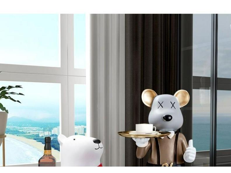Figurka Bearbrick Okrągły Stojak Podwyższający Platforma Cylindryczna