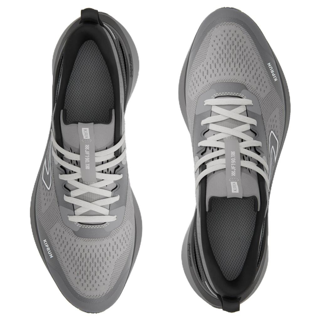 DECATHLON JF190.1 Comfortable and simple shock-absorbing wear-resistant breathable low-top running shoes Men's grey