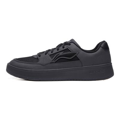 Li Ning Yue Lin 1.0 Simple Versatile Trendy Casual Lightweight Breathable Low-Top Skate Shoes Men Sneakers Black Gray AGCV493-10