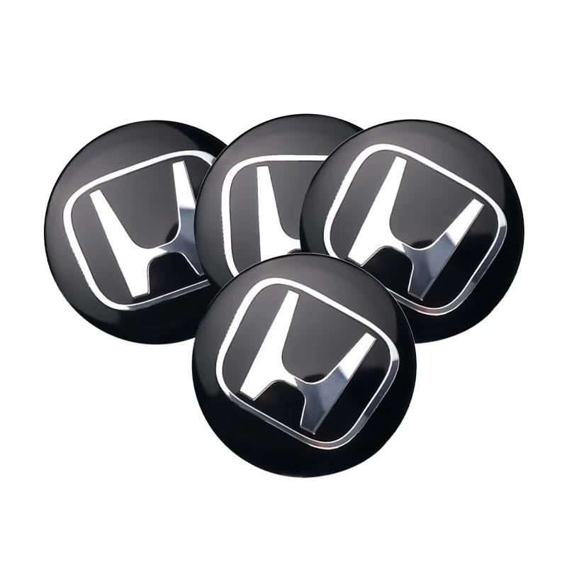 

60MM Car Wheel Center Hubcaps Sticker Decals for Honda Fit Jazz City Civic Inspire Accord HRV CRV Odyssey Jade Pilot Accessories