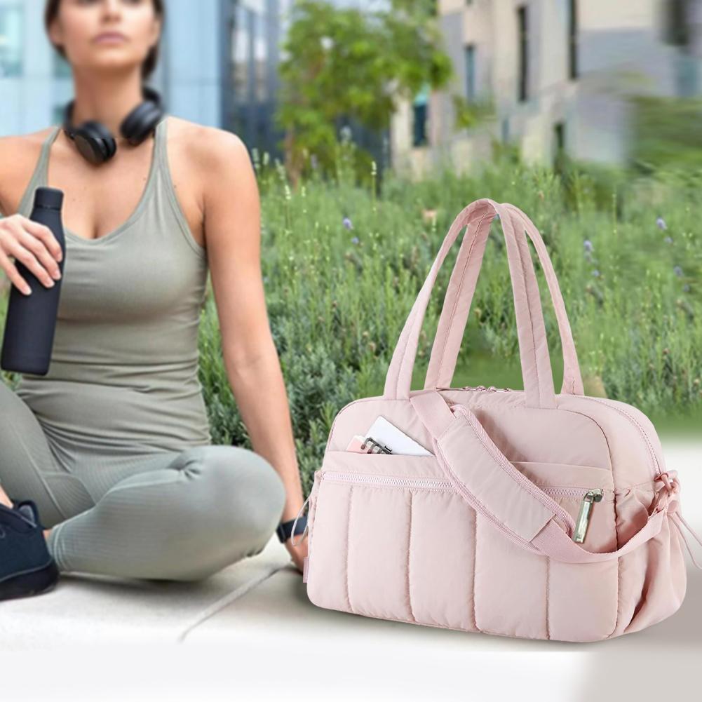 Women Travel Duffel Bag with Wet Pocket Gym Tote Bag Large Capacity Carry-On Luggage Bag Outdoor Travel Hiking Carry Bag