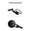 1pc Bicycle Handlebar End Rear View Mirror 360 Degree Adjustable Length Bar End Plug Convex Mirror for Road Mountain Bike