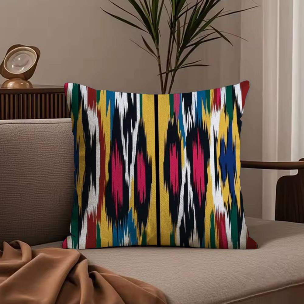 E-Ethnic Style Pillow Case Null