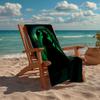Ultra-Soft Beach Towel with Wicked Theme,Ideal for Pool - Camping, Diving - Perfect Travel Essential, Vibrant Beach Towel.