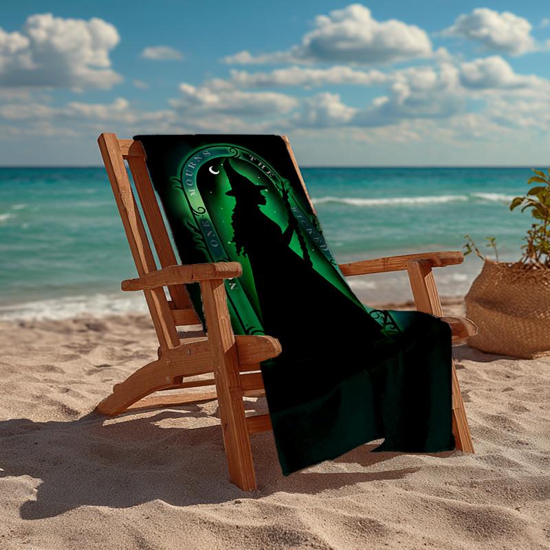 Ultra-Soft Beach Towel with Wicked Theme,Ideal for Pool - Camping, Diving - Perfect Travel Essential, Vibrant Beach Towel.