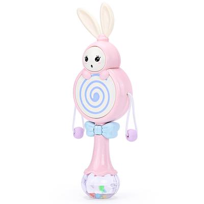 Cute Rattle Drum Baby Toy Can Bite Educational Toys With Music 