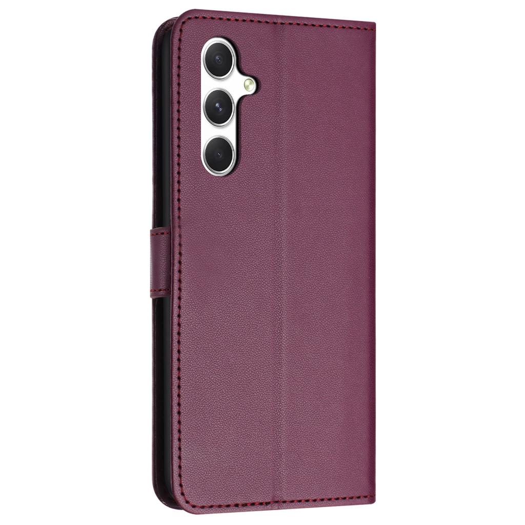 For Samsung Galaxy A55 5G Case Leather Stand Wallet Phone Cover