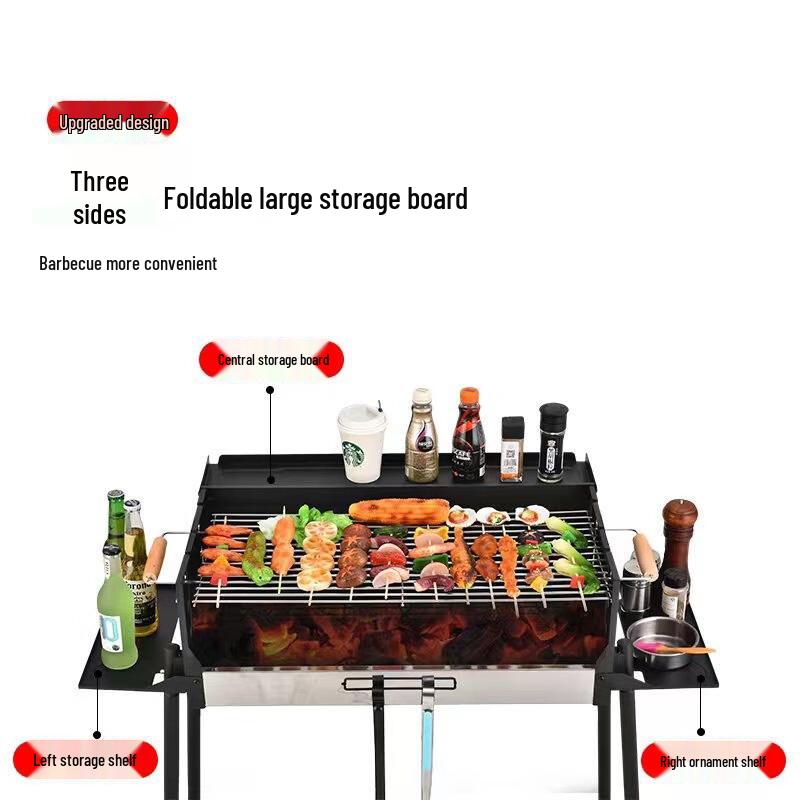 Bing Su Portable Folding Stainless Steel BBQ Grill