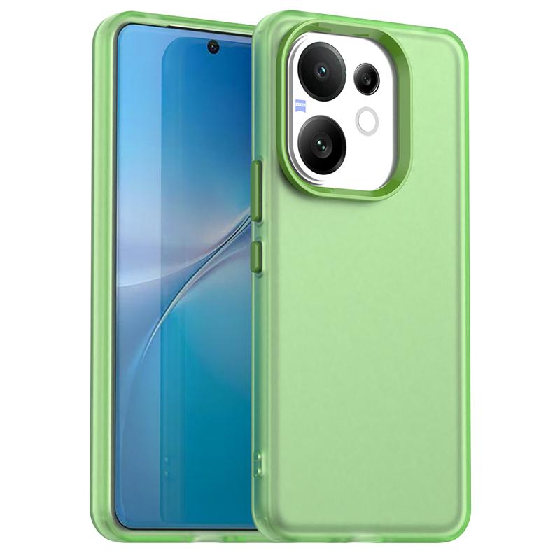 Anti-Drop Candy Color Case For Vivo T4 Pro Shockproof Matte PC Transparent Back Case For Vivo T4 Pro Cover For Vivo T4 Pro Case