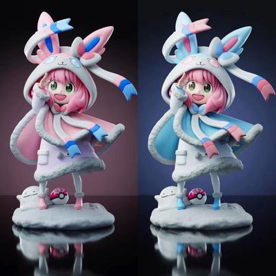 Spy Kids Anime Figure Fairy Eevee COS Ania Figurine Display Model