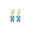 Colorful Geometric Plaid Earrings Fashionable And Trendy Design For Gifts Womens