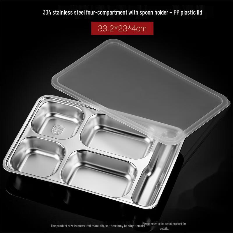 Stainless Steel Divided Meal Trays