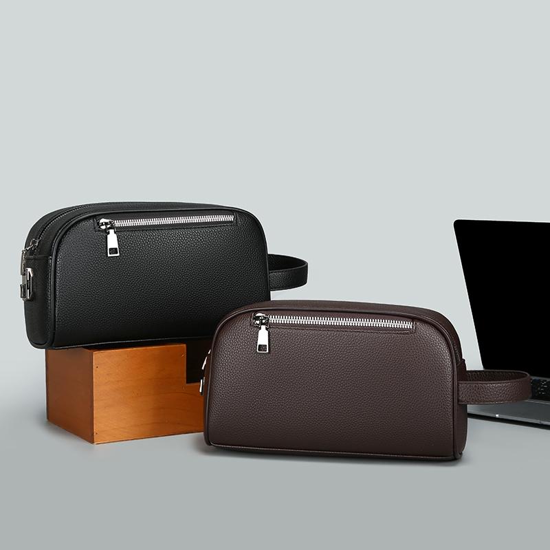 New Men's Handbag with Password Lock, Stylish Large Capacity Casual Multi Pocket Clutches for Men Wallet