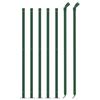 VidaXL Wire Mesh Fence with Flange, Decorative Fence Panel, Garden Patio Protection Barrier 154177