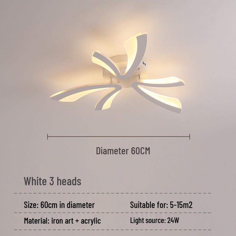 Cross-Border LED Creative Ceiling Light for Living Room & Bedroom - Modern, Simple, Acrylic Design