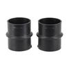 1.96\" Duct Joiner Connector 2* 2Pc 2Pcs 50mm Black