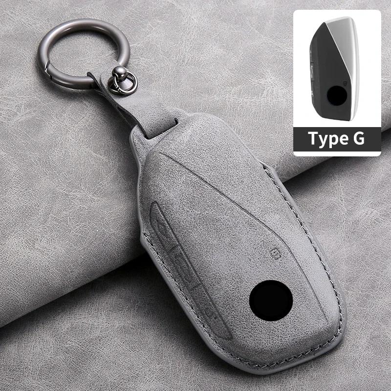Leather Car Smart Key Case Cover for Bmw X3 G01 G31 X5 G05 X4 G02 G30 G32 I8 X7 M5X F20 Car Key Case Cover Shell Fob for BMW