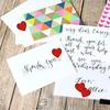 Full Set of Heart Laser Stickers - Gold, Pink, Purple, Green, Red - Self-Adhesive Valentine's Day Decoration Labels