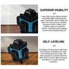 3D/4D 16/12/8 Lines Level Self-Leveling 360 Horizontal And Vertical Cross Super Powerful Green Laser Level Laser Level
