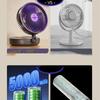 Portable Mini Fan USB Charging Air Circulation Fan Silent Turbo Fan  Household