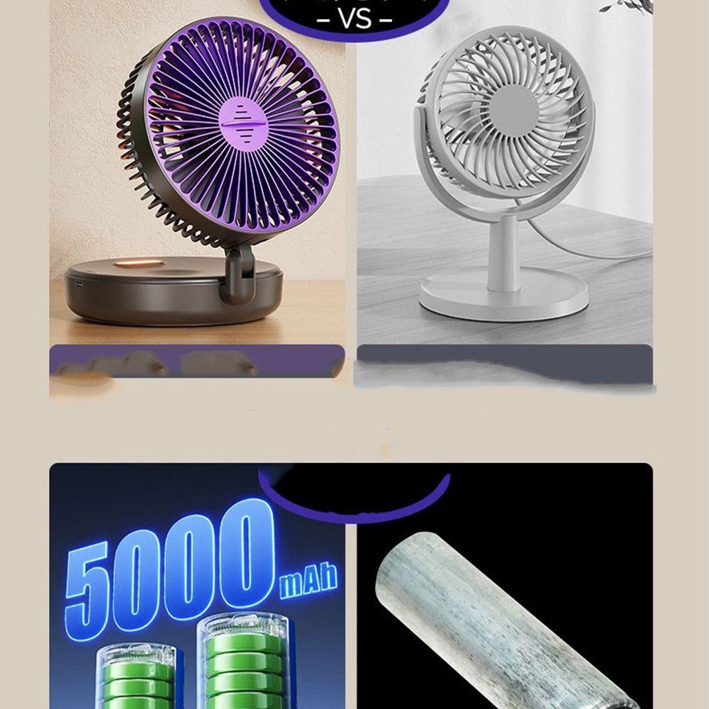 Portable Mini Fan USB Charging Air Circulation Fan Silent Turbo Fan  Household