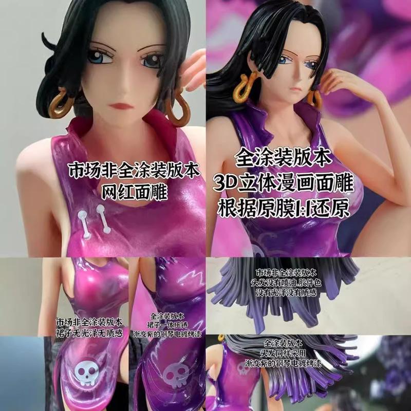 Anime Figure One Piece Boa Hancock Sitting Pose Pvc Model Collectible Statue Desktop Decoration For Anime Collectors