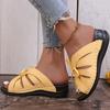 Damen Sandalen Sommerschuhe für Damen Niedrige Absätze Sandalen Slipper Sommer Schuhe Bequeme Absatzschuhe Zapatos Mujer