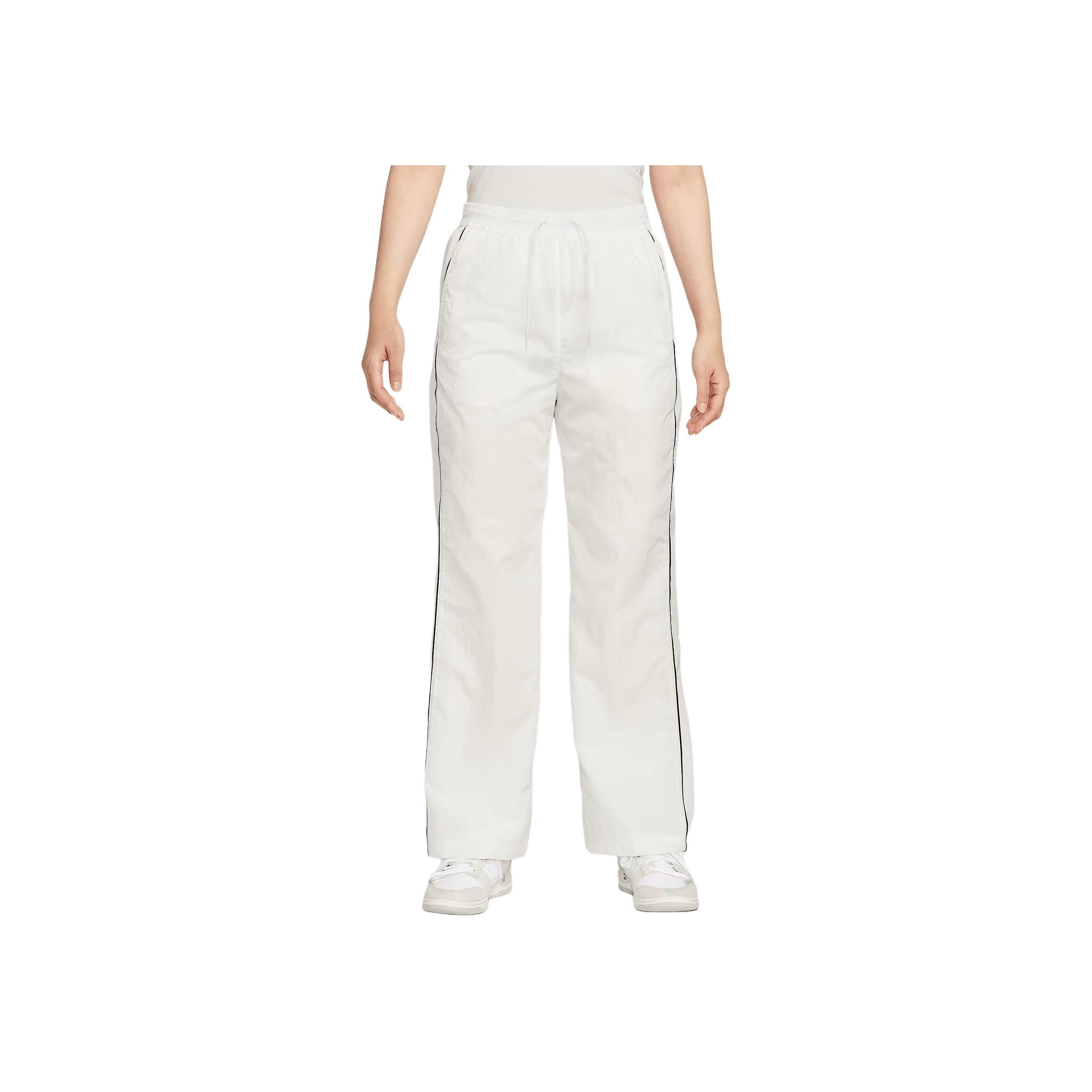 

Nike Свободные брюки прямого кроя с высокой посадкой и кулиской, повседневные женские брюки FV7656-135 XS