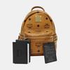 [Gebraucht] Klassische All-Over-Logo-Nieten Drei-in-Eins Beschichtetes Canvas Schulter-Crossbody-Rucksack - Gut #1F0KJKR
